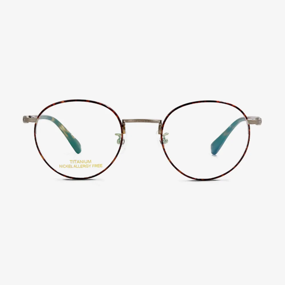 Lennox Round Titanium Glasses